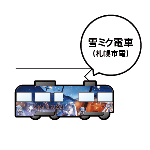 雪ミク電車（札幌市電）
