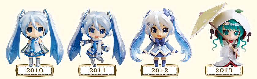 2014 雪ミクセット（ねんどろいど＆figma）-