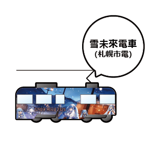 雪ミク電車（札幌市電）