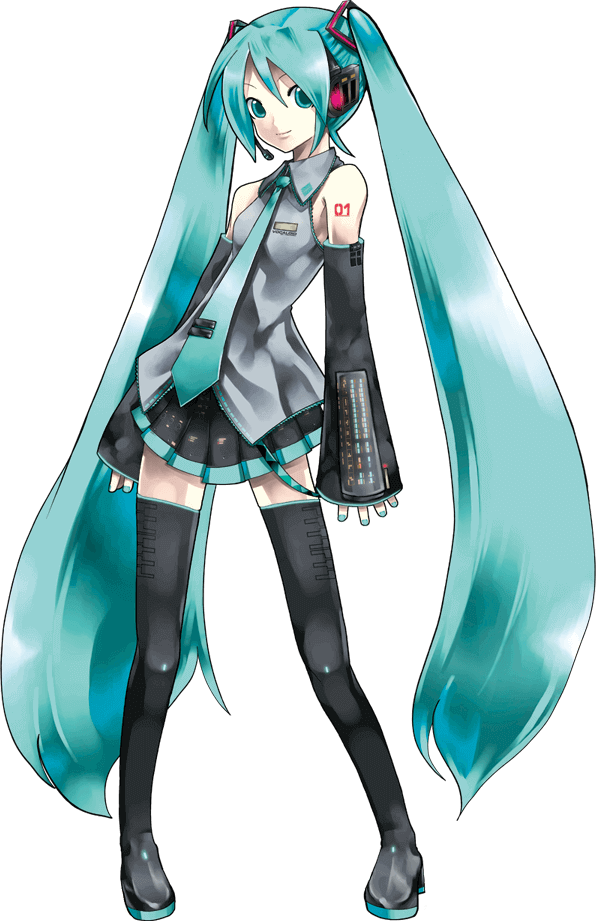 初音ミクのキャラクター画像